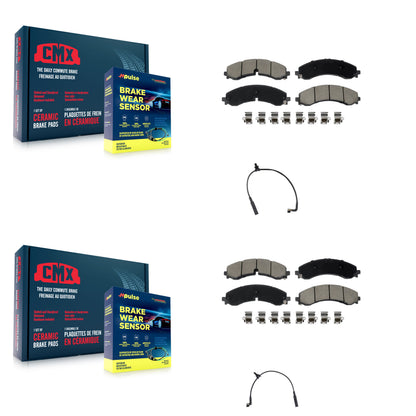[Avant et Arrière] Plaquette de frein pour GMC Chevrolet Sierra 2500 HD Silverado KCW-101277