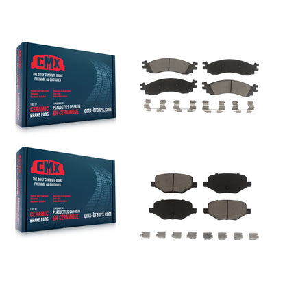 [Avant + Arrière] Kit de plaquette (céramique) de frein pour 2010-2012 Ford Taurus SHO KCX-100002