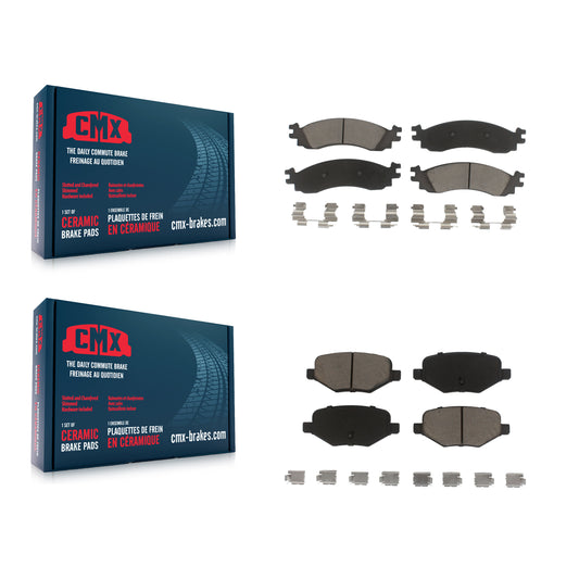 [Avant + Arrière] Kit de plaquette (céramique) de frein pour 2010-2012 Ford Taurus SHO KCX-100002