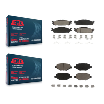 [Avant + Arrière] Kit de plaquette (céramique) de frein pour Ford Explorer Taurus Flex Lincoln MKT MKS KCX-100003
