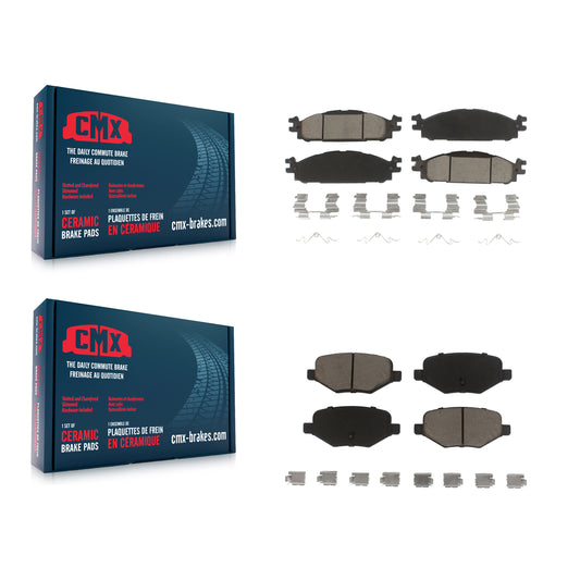 [Avant + Arrière] Kit de plaquette (céramique) de frein pour Ford Explorer Taurus Flex Lincoln MKT MKS KCX-100003