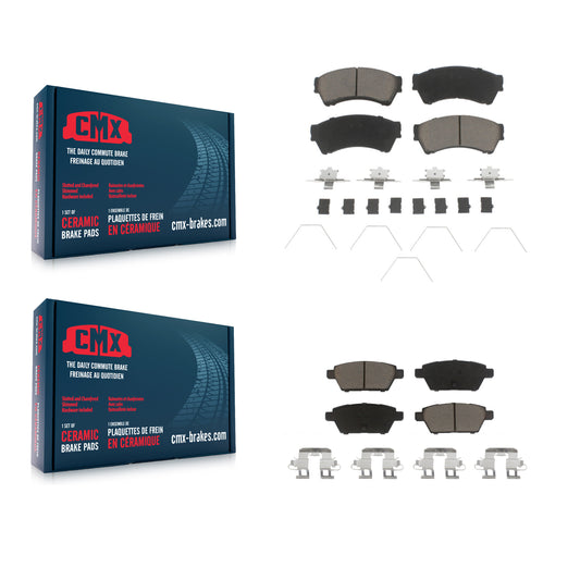[Avant + Arrière] Kit de plaquette (céramique) de frein pour Ford Fusion Mazda 6 Lincoln MKZ Mercury Milan Zephyr KCX-100007