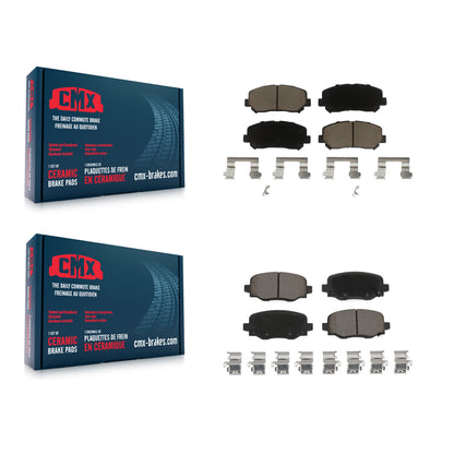 [Avant + Arrière] Kit de plaquette (céramique) de frein pour Jeep Cherokee Chrysler 200 KCX-100012