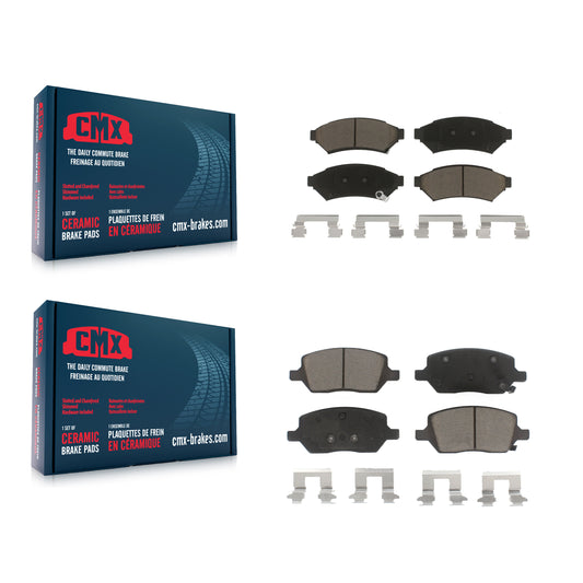 [Avant + Arrière] Kit de plaquette (céramique) de frein pour Chevrolet Uplander Pontiac Montana Buick Terraza Saturn Relay VPG MV-1 KCX-100015