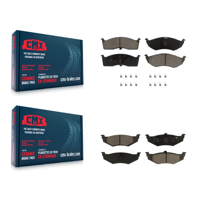 [Avant + Arrière] Kit de plaquette (céramique) de frein pour Neon Dodge Plymouth Chrysler KCX-100024