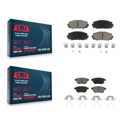 [Avant + Arrière] Kit de plaquette (céramique) de frein pour Toyota Prius Corolla Lexus CT200h Prime Plug-In KCX-100026