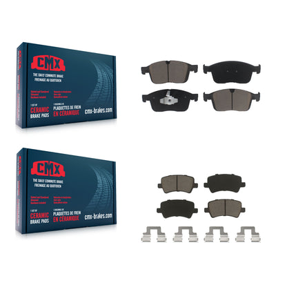 [Avant + Arrière] Kit de plaquette (céramique) de frein pour 2016-2017 Volvo XC60 KCX-100027