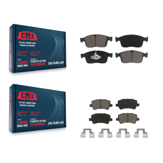 [Avant + Arrière] Kit de plaquette (céramique) de frein pour 2016-2017 Volvo XC60 KCX-100027