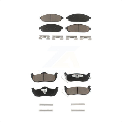 [Avant + Arrière] Kit de plaquette (céramique) de frein pour Jeep Grand Cherokee Commander KCX-100032 par CMX