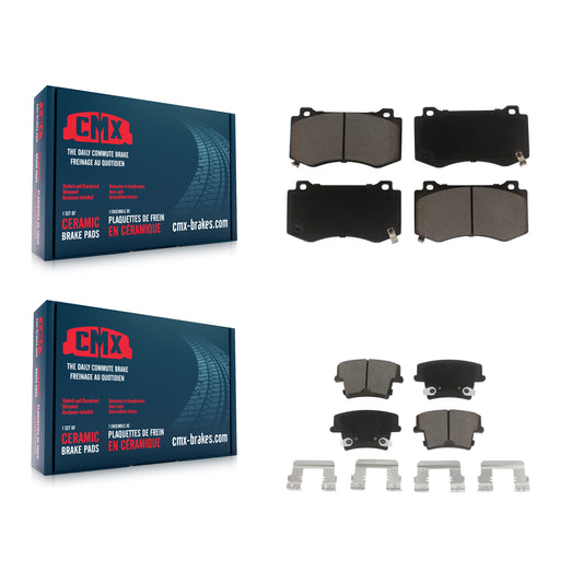 [Avant + Arrière] Kit de plaquette (céramique) de frein pour 2015 Dodge Charger R T Scat Pack avec 6.4L KCX-100033