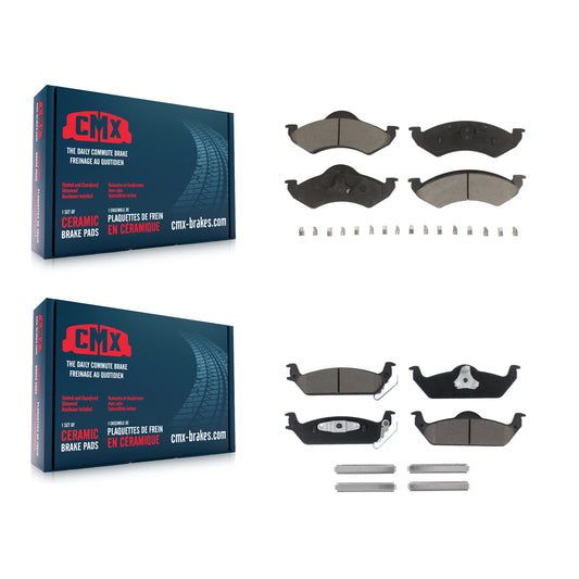 [Avant + Arrière] Kit de plaquette (céramique) de frein pour 2002 Dodge Dakota KCX-100034