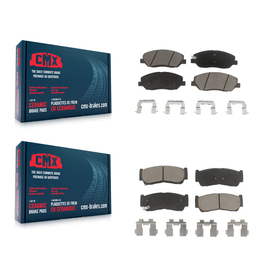 [Avant + Arrière] Kit de plaquette (céramique) de frein pour 2007-2009 Hyundai Santa Fe KCX-100036