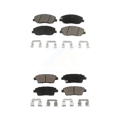 [Avant + Arrière] Kit de plaquette (céramique) de frein pour Hyundai Genesis 3.8L KCX-100037 par CMX