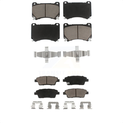 [Avant + Arrière] Kit de plaquette (céramique) de frein pour Hyundai Genesis KCX-100038 par CMX