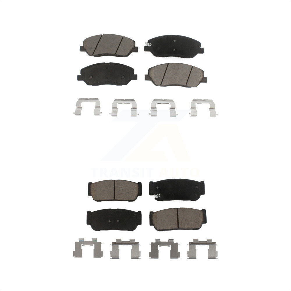 [Avant + Arrière] Kit de plaquette (céramique) de frein pour Kia Sedona Hyundai Entourage To 04/27/06 KCX-100039 par CMX