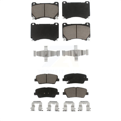 [Avant + Arrière] Kit de plaquette (céramique) de frein pour Hyundai Genesis Equus KCX-100040 par CMX