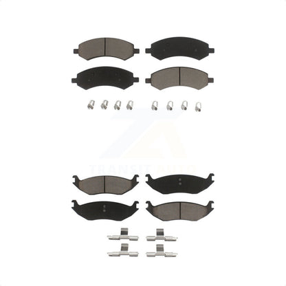 [Avant + Arrière] Kit de plaquette (céramique) de frein pour Ram 1500 Dodge Classic Durango Chrysler Aspen KCX-100041 par CMX