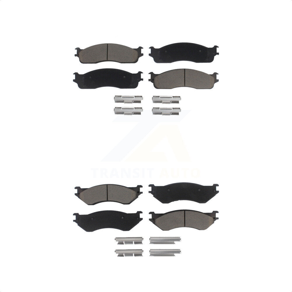 [Avant + Arrière] Kit de plaquette (céramique) de frein pour Dodge Ram 2500 1500 3500 KCX-100042 par CMX