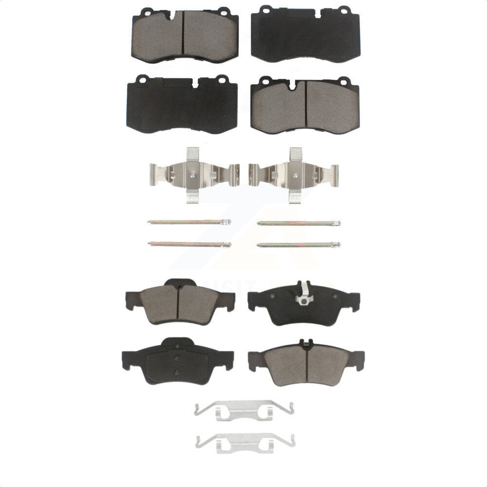 [Avant + Arrière] Kit de plaquette (céramique) de frein pour Mercedes-Benz S550 SL550 CL550 S600 S350 S400 CL600 S450 KCX-100047 par CMX