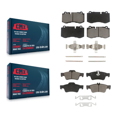 [Avant + Arrière] Kit de plaquette (céramique) de frein pour Mercedes-Benz S550 SL550 CL550 S600 S350 S400 CL600 S450 KCX-100047