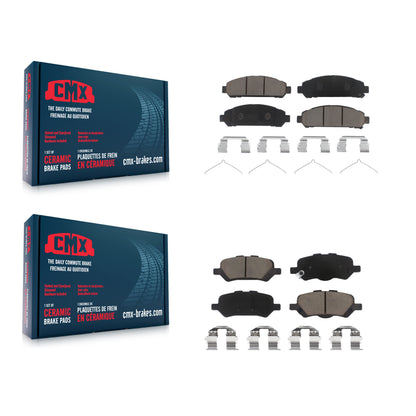 [Avant + Arrière] Kit de plaquette (céramique) de frein pour 2009-2016 Toyota Venza KCX-100051