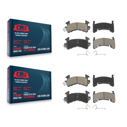 [Avant + Arrière] Kit de plaquette (céramique) de frein pour Chevrolet Camaro Pontiac Firebird Cadillac Eldorado Buick Riviera Seville Oldsmobile Toronado KCX-100056