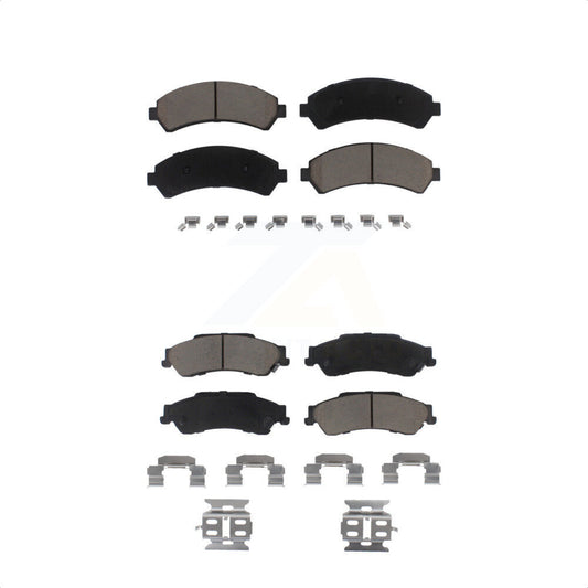 [Avant + Arrière] Kit de plaquette (céramique) de frein pour Chevrolet S10 Blazer GMC Sonoma Jimmy Oldsmobile Bravada Isuzu Hombre KCX-100058 par CMX