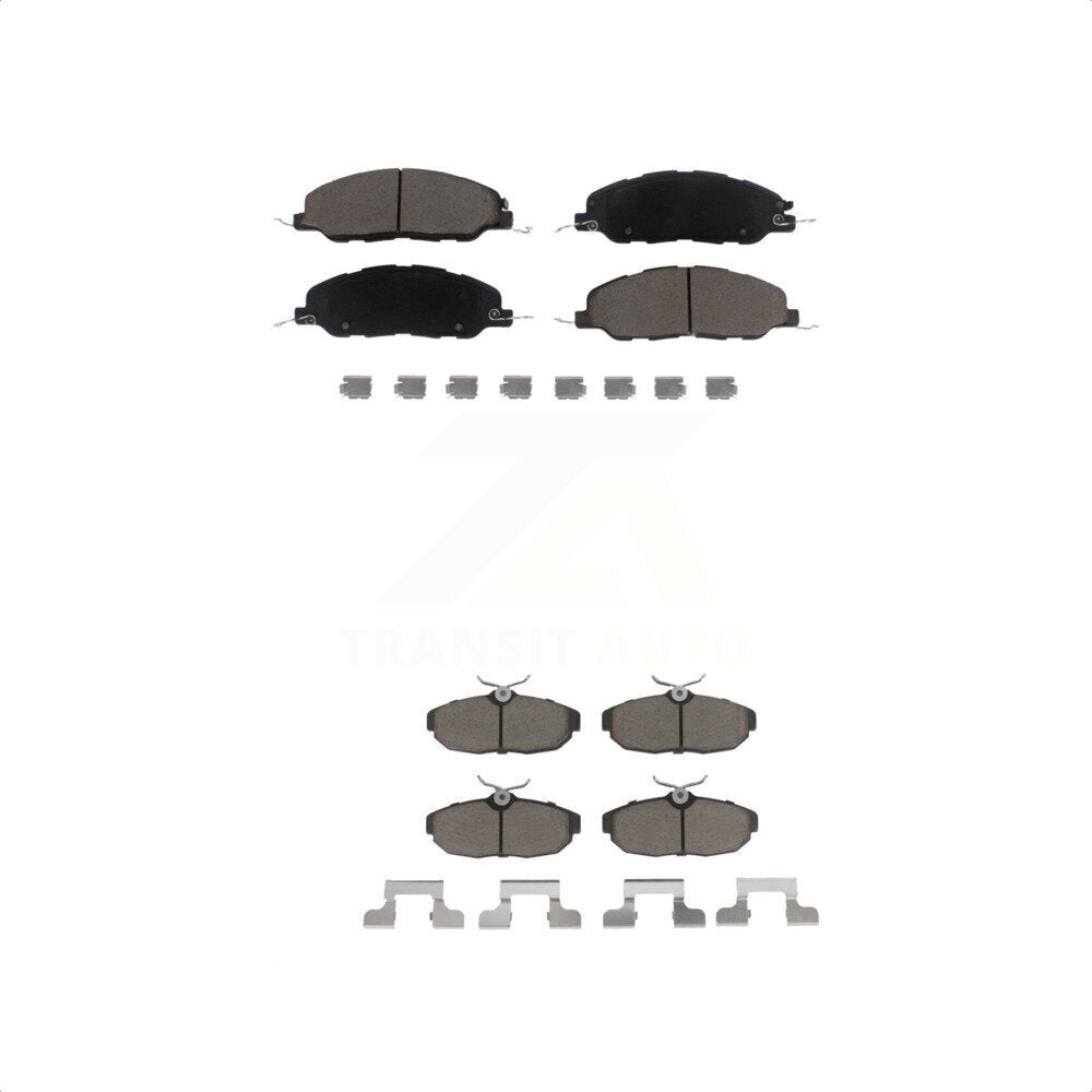 [Avant + Arrière] Kit de plaquette (céramique) de frein pour Ford Mustang Avanti KCX-100063 par CMX