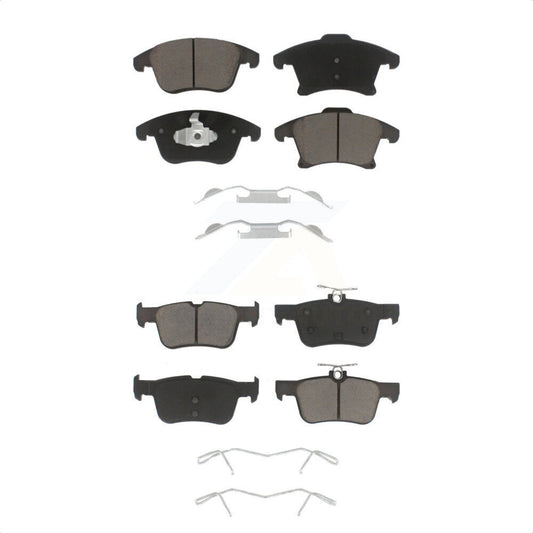 [Avant + Arrière] Kit de plaquette (céramique) de frein pour Ford Fusion Lincoln MKZ Police Responder Hybrid SSV Plug-In KCX-100068 par CMX