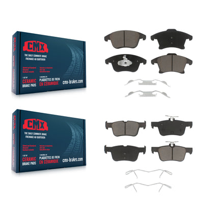 [Avant + Arrière] Kit de plaquette (céramique) de frein pour Ford Fusion Lincoln MKZ Police Responder Hybrid SSV Plug-In KCX-100068