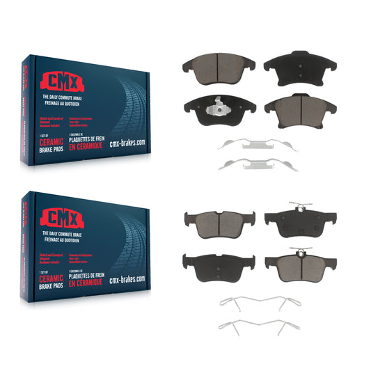 [Avant + Arrière] Kit de plaquette (céramique) de frein pour Ford Fusion Lincoln MKZ Police Responder Hybrid SSV Plug-In KCX-100068
