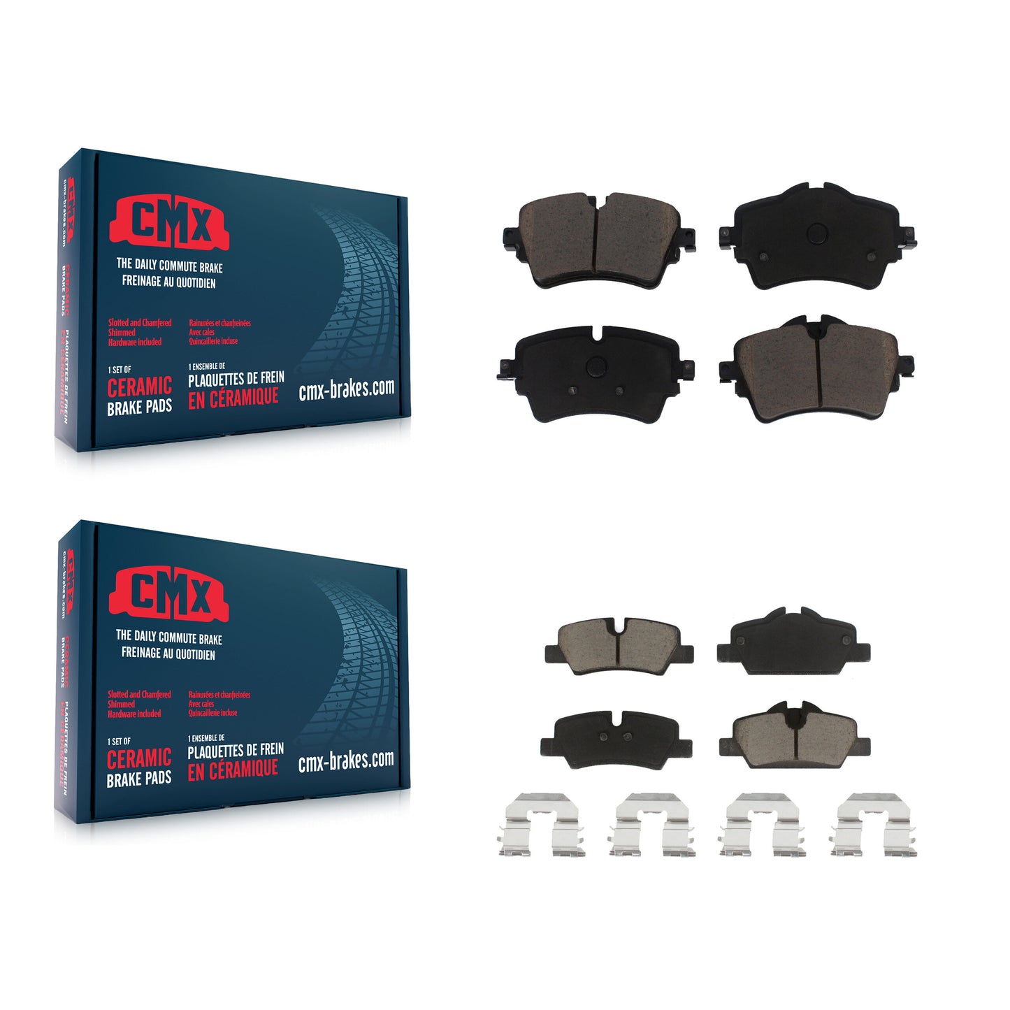 [Avant + Arrière] Kit de plaquette (céramique) de frein pour Mini Cooper KCX-100071