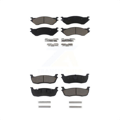 [Avant + Arrière] Kit de plaquette (céramique) de frein pour Ford F-150 Expedition F-250 HD Lincoln Navigator Heritage KCX-100081 par CMX