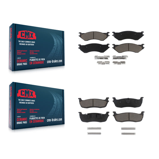 [Avant + Arrière] Kit de plaquette (céramique) de frein pour Ford F-150 Expedition F-250 HD Lincoln Navigator Heritage KCX-100081
