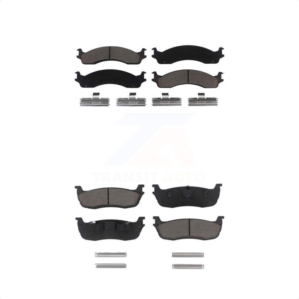 [Avant + Arrière] Kit de plaquette (céramique) de frein pour Ford F-250 HD KCX-100082 par CMX