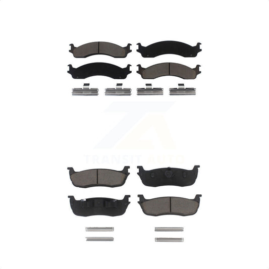 [Avant + Arrière] Kit de plaquette (céramique) de frein pour Ford F-250 HD KCX-100082 par CMX