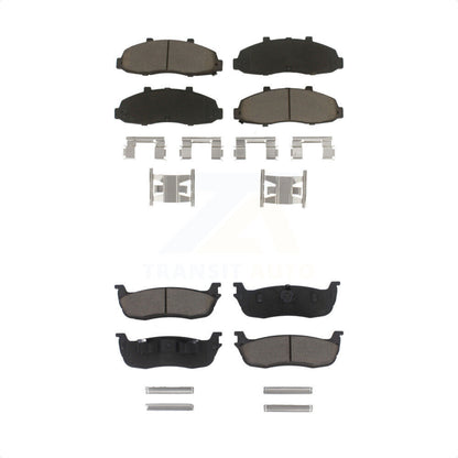 [Avant + Arrière] Kit de plaquette (céramique) de frein pour Ford F-150 Heritage Lincoln Blackwood KCX-100083 par CMX