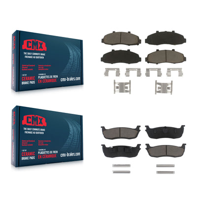 [Avant + Arrière] Kit de plaquette (céramique) de frein pour Ford F-150 Heritage Lincoln Blackwood KCX-100083