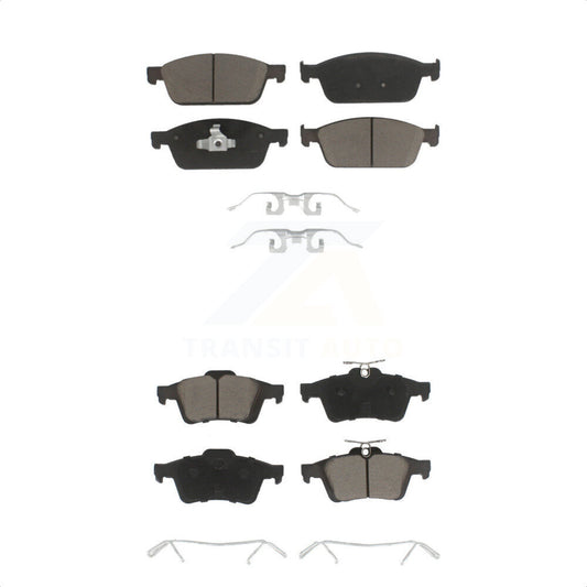 [Avant + Arrière] Kit de plaquette (céramique) de frein pour 2013-2018 Ford Focus ST KCX-100086 par CMX