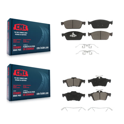 [Avant + Arrière] Kit de plaquette (céramique) de frein pour 2013-2018 Ford Focus ST KCX-100086