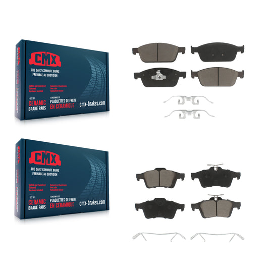 [Avant + Arrière] Kit de plaquette (céramique) de frein pour 2013-2018 Ford Focus ST KCX-100086