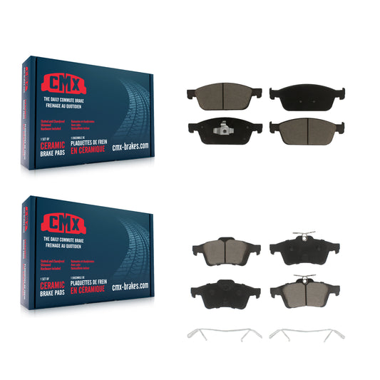 [Avant + Arrière] Kit de plaquette (céramique) de frein pour Ford Escape Transit Connect KCX-100088