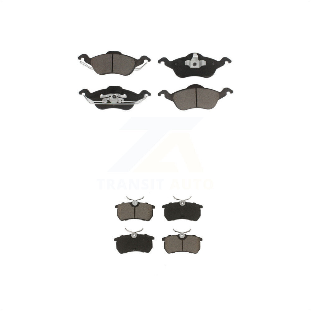 [Avant + Arrière] Kit de plaquette (céramique) de frein pour Ford Focus KCX-100093 par CMX