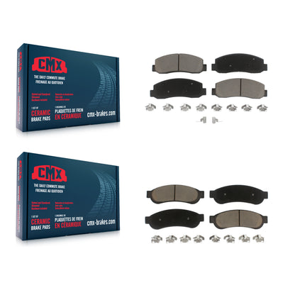 [Avant + Arrière] Kit de plaquette (céramique) de frein pour Ford F-250 Super Duty F-350 F-450 KCX-100097