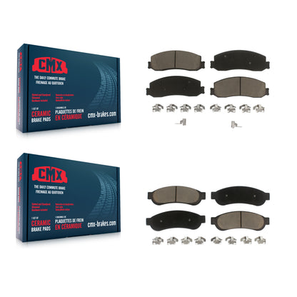 [Avant + Arrière] Kit de plaquette (céramique) de frein pour Ford F-250 Super Duty F-350 F-450 KCX-100098