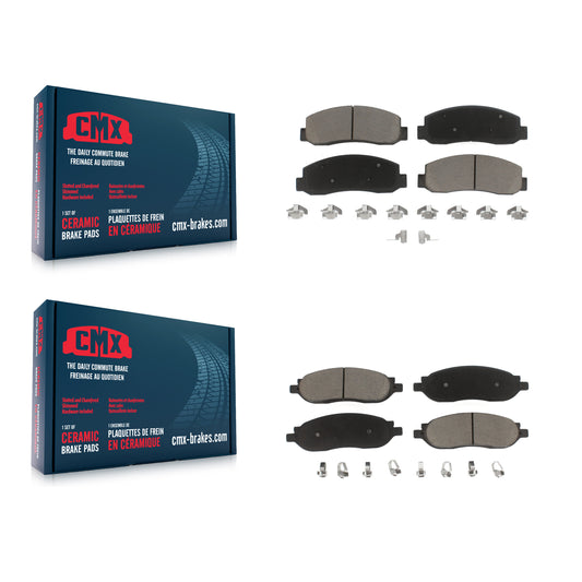 [Avant + Arrière] Kit de plaquette (céramique) de frein pour 2005-2007 Ford F-250 Super Duty F-350 KCX-100099