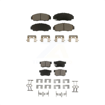 [Avant + Arrière] Kit de plaquette (céramique) de frein pour Honda Accord Acura TL TSX RL CL KCX-100101 par CMX