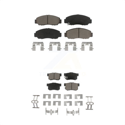 [Avant + Arrière] Kit de plaquette (céramique) de frein pour Honda Accord Acura CSX KCX-100104 par CMX