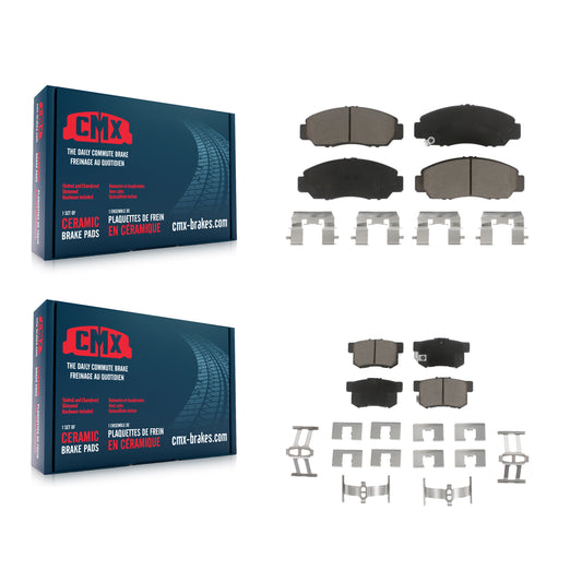 [Avant + Arrière] Kit de plaquette (céramique) de frein pour Honda Accord Acura CSX KCX-100104