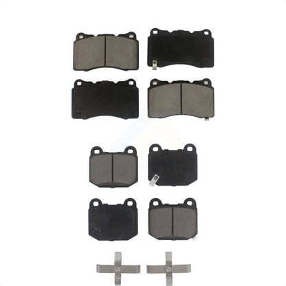 [Avant + Arrière] Kit de plaquette (céramique) de frein pour Subaru Impreza Mitsubishi Lancer WRX STI BRZ Toyota 86 KCX-100109 par CMX